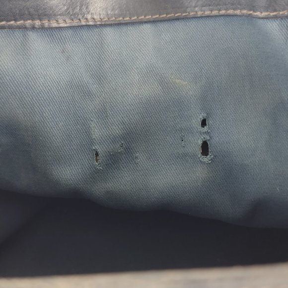 Vintage Dooney & Bourke Black Leather Satchel Bag with Key and Lock Italy - Picture 16 of 16